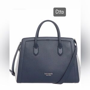 Kate Spade Knott Stripe Large Satchel